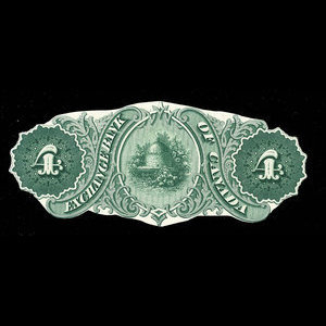 Canada, Exchange Bank of Canada, 4 dollars : 1 octobre 1872