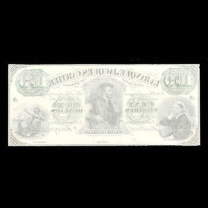 Canada, Banque Jacques-Cartier, 100 piastres : 2 mai 1870