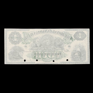 Canada, Royal Canadian Bank, 4 dollars : 1 juillet 1870