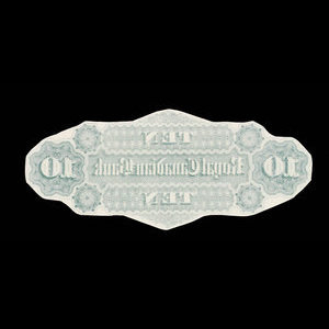 Canada, Royal Canadian Bank, 10 dollars : 1 juillet 1872