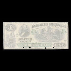 Canada, Banque de St. Jean, 4 dollars : 1 septembre 1873