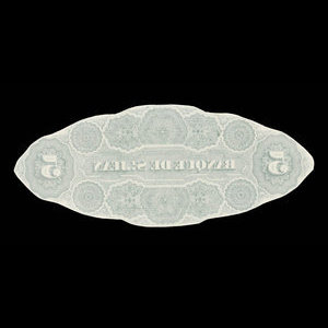 Canada, Banque de St. Jean, 5 dollars : 1 septembre 1873