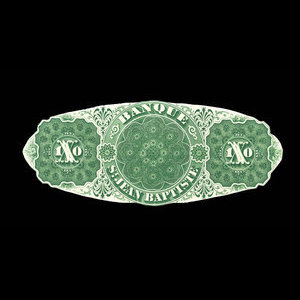 Canada, Banque St. Jean Baptiste, 10 dollars : 24 juin 1875