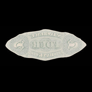 Canada, St. Lawrence Bank, 4 dollars : 2 décembre 1872
