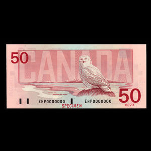 Canada, Banque du Canada, 50 dollars : 1988