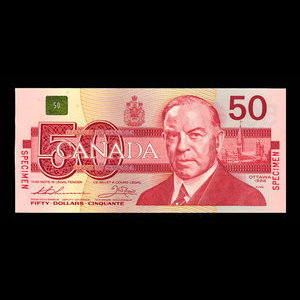 Canada, Banque du Canada, 50 dollars : 1988