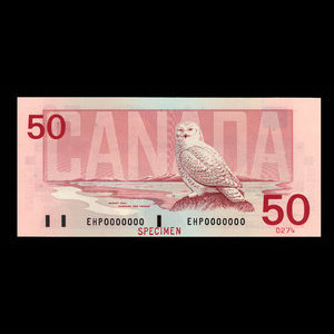 Canada, Banque du Canada, 50 dollars : 1988