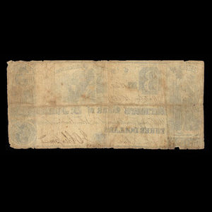 Canada, Farmers Bank of St. Johns, 3 dollars : 15 octobre 1837