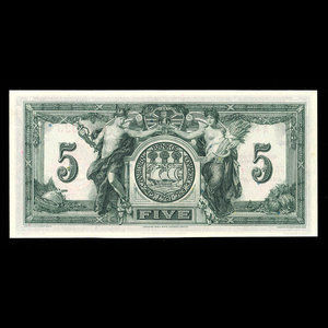 Canada, Canadian Bank of Commerce, 5 dollars : 2 janvier 1935