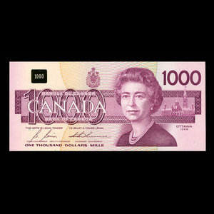 Canada, Banque du Canada, 1,000 dollars : 1988