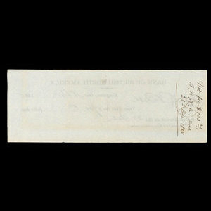 Canada, Bank of British North America, 700 dollars : 16 décembre 1868