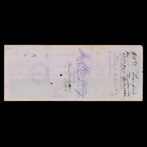 Canada, Merchants Bank of Canada (The), 15 dollars, 98 cents : 10 mars 1882