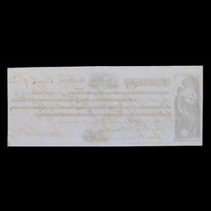Canada, Banque de Montréal, 73 livres, 1 shilling, 11 pence : 19 août 1853