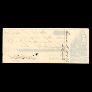 Canada, Banque de Montréal, 2,041 dollars, 93 cents : 8 juin 1863