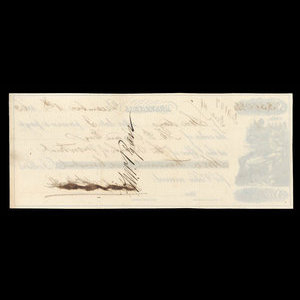 Canada, Banque de Montréal, 3,500 dollars : 1 décembre 1863