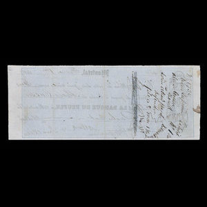 Canada, Banque du Peuple (People's Bank), 400 dollars : 1 février 1859