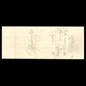 Canada, Banque du Peuple (People's Bank), 919 dollars, 74 cents : 29 janvier 1861