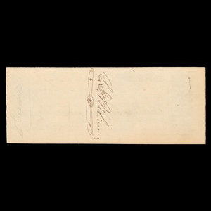 Canada, Molsons Bank, 171 dollars, 42 cents : 23 mai 1862