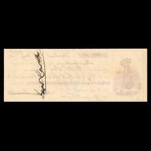 Canada, Bank of British North America, 5,000 dollars : 27 mai 1862