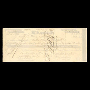 Canada, Commercial Bank of Canada, 1,000 dollars : 9 mai 1863