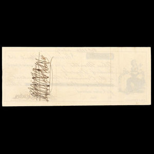 Canada, Commercial Bank of Canada, 2,200 dollars : 1 avril 1863