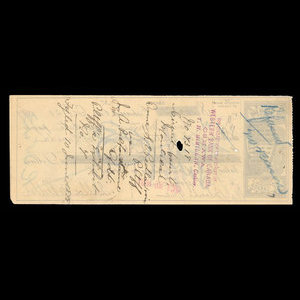 Canada, Western Bank of Canada, 100 dollars : 20 octobre 1897