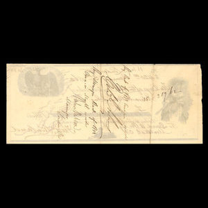Canada, Fred Rowland, 420 dollars : 3 janvier 1862