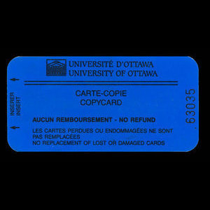 Canada, Université d'Ottawa, aucune dénomination : 1996