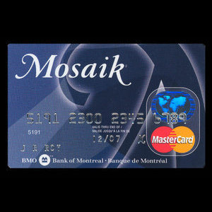 Canada, Banque de Montréal, aucune dénomination : décembre 2007
