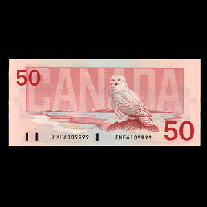 Canada, Banque du Canada, 50 dollars : 1988