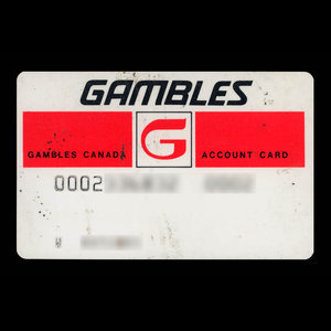 Canada, Gambles Canada Limited, aucune dénomination : 1970