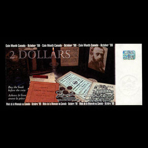 Canada, Association numiatique canadienne (A.N.C), 2 dollars : octobre 1999