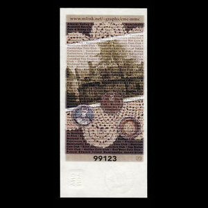 Canada, Association numiatique canadienne (A.N.C), 2 dollars : octobre 1999