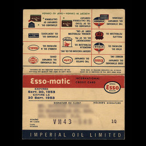 Canada, Esso, aucune dénomination : 1952