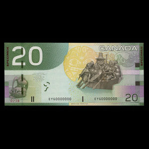 Canada, Banque du Canada, 20 dollars : 2004