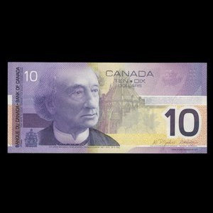 Canada, Banque du Canada, 10 dollars : 2001