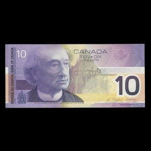 Canada, Banque du Canada, 10 dollars : 2001