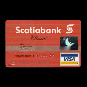 Canada, Banque Nouvelle-Écosse, aucune dénomination : janvier 1999