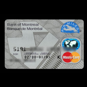 Canada, Banque de Montréal, aucune dénomination : février 2000