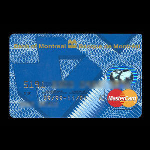 Canada, Banque de Montréal, aucune dénomination : septembre 1999