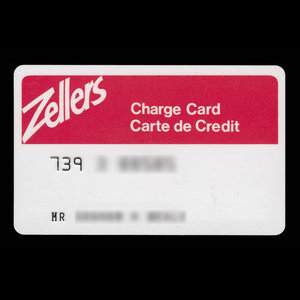 Canada, Zellers, aucune dénomination :