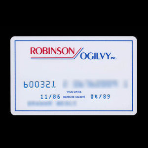 Canada, Robinson Ogilvy Inc., aucune dénomination : novembre 1986