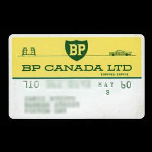 Canada, BP (British Petroleum) Canada Ltée., aucune dénomination : mai 1960