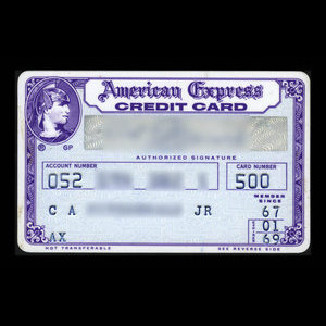 Canada, Compagnie American Express : janvier 1969