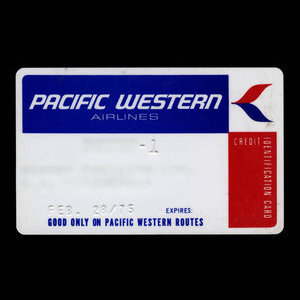 Canada, Pacific Western Airlines Limited : 28 février 1975