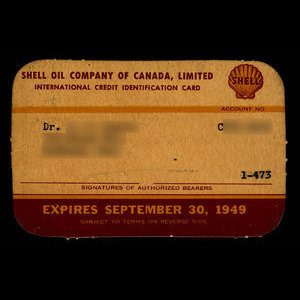 Canada, Shell Oil Company of Canada Limited : 30 septembre 1949