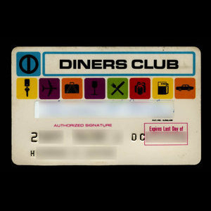 États-Unis d`Amérique, Diners Club, aucune dénomination : septembre 1968