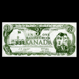 Canada, inconnu, 1 dollar : 1993