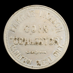 Canada, Farrar Ineson, aucune dénomination : 1895