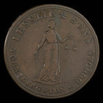 Canada, Lesslie & Sons, 1/2 penny <br /> 1824